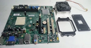 Compaq Presario SR5510F Motherboard, Heat Sink/Fan, and CPU Brace - Picture 1 of 3