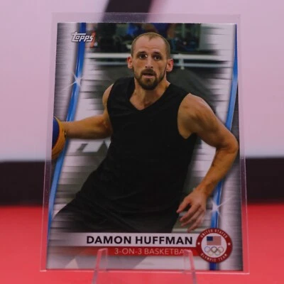 2020 Topps US Olympics & Paralympics Team Hopefuls 44 Damon Huffman - Image 1 of 2