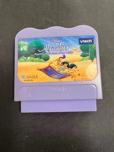 2005 Vtech V.smile Disney Aladdin Wonders Of The Words Spiel Cartridge - Bild 1 von 2