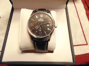 "DELMA" Cambridge 100% SWISS, MADE unisex, 42mm Durchmesser Armband Leder - Bild 1 von 7