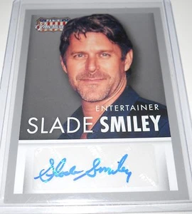 Panini Americana Autograph Trading Card Entertainer Slade Smiley No.S-SSM - Picture 1 of 3