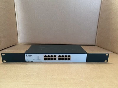 D-Link 10/100 Switch DES-1016D 16-Port Ethernet Switch with Brackets (Inc VAT) - Image 1 of 4