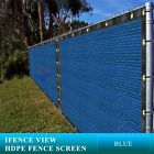 4'X3'-4'X50' Blue Fence Privacy Screen Panel Mesh Net Yards Construction Sites