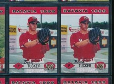 Lot (2) 1999 #36 Brad Tucker Batavia MuckDogs  (CF35) SWSW6