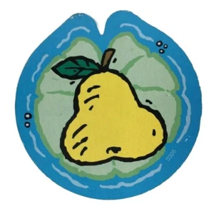 Fisher Price Turtle Picnic Matching Game Replacement Lily Pad Pear Card Pc 1998 - Picture 1 of 3