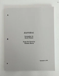 1999 Hannibal Screenplay By David Mamet - Picture 1 of 3