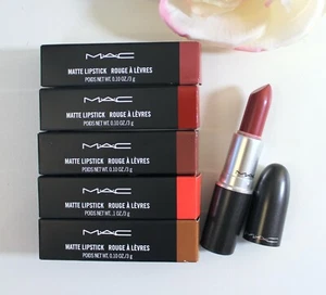 MAC MATTE LIPSTICK Full Size 0.1 oz New In Box *PICK YOUR SHADE* - Free Shipping - Picture 1 of 18