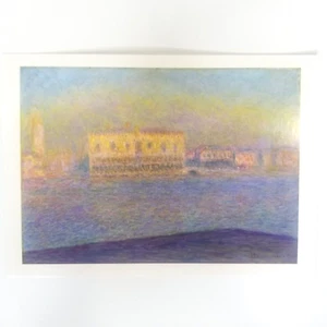 Claude Monet Palast von San Giorgio Maggiore aus gesehen 1908 französische Malerei Postkarte - Bild 1 von 8