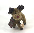 Boyds Bear Moose 8" Moxley Von Mooseltoes 2002 plush