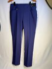 Callaway Stretch Golf Women's L Pant 29 Blue Mid-Rise Skinny Pull On Performance