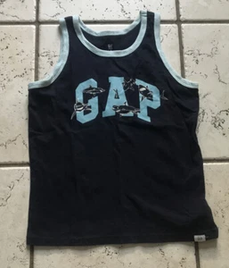 Gap Kids Boys Navy Sleeveless T-Shirt size Small - Picture 1 of 2