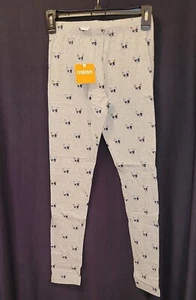 NWT GIRLS GYMBOREE SIZE XL (14), HEATHER, KNIT PANTS WITH DOGS - Picture 1 of 3