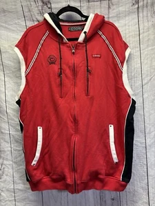 Vintage Coogi Zip Up Hooded Men’s Vest - Picture 1 of 12