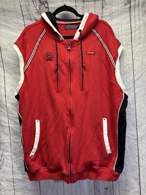 Vintage Coogi Zip Up Hooded Men’s Vest - Image 1 of 4