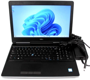Dell Precision 7520 Laptop i7-7820HQ 2.9GHz 32GB RAM 480GB SSD Grade C WIN 11 - Picture 1 of 15