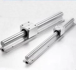 2X SBR10-350mm 10MM FULLY SUPPORTED LINEAR RAIL SHAFT ROD - Picture 1 of 2