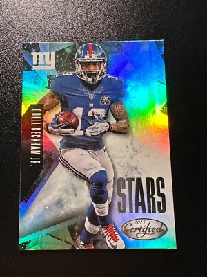 2015 Certified Stars Odell Beckham Jr. #S39. Giants Ravens  - Image 1 of 2