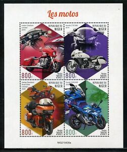 NIGER 2021 MOTORCYCLES SHEET MINT NEVER HINGED