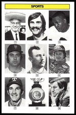 1985 KTO #12 Cy Young, Jim Fregosi... Whoozit? Game Cards Per Photos