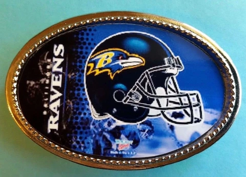 BALTIMORE RAVENS Epoxy Buckle NEW! Cover