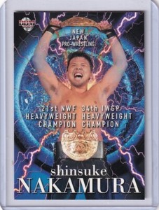 ＃10-1/4　Shinsuke Nakamura　 2004BBM　Weekly Pro Wrestling Appendix Card