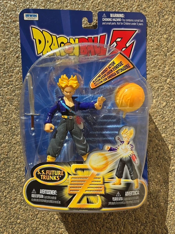 A5 IRWIN Dragonball Z Energy Blast SS Future Trunks Action Figure
