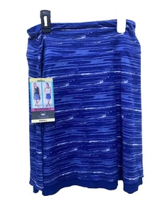 Tranquility Reversible Blue Cobalt Paint Skirt Size S New - Picture 1 of 2