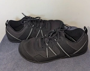 Xero Shoes Prio Barefoot Shoes Mens Size 11.5 Black Lace Up Running Low Top - Picture 1 of 12