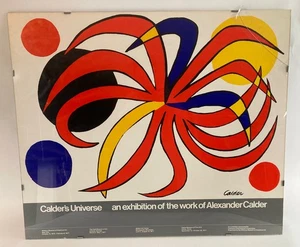 Alexander Calder Exhibition Poster "Calder's Universe" 1977 - UnFramed , Nice - Picture 1 of 3
