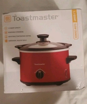 Olla de cocción lenta de acero inoxidable TOASTMASTER 1,5 cuartos NUEVO Foto 1 de 3
