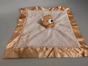 Lucy Darling Ultra Plüsch Teddybär Sicherheitsdecke mit Satinbesatz  - Bild 1 von 4