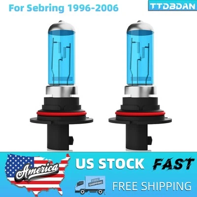 Para Chrysler Sebring 1996-2006 9007 bombillas halógenas haz alto/bajo 6000 k  Foto 1 de 4