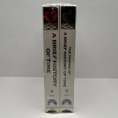 A Brief History of Time and The Making of A Brief History of Time VHS Sealed - Image 1 of 4