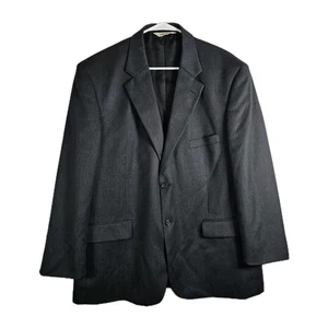 PRONTO UOMO Mens Size 46 Short Black Wool Single Breasted Sport Jacket Blazer - Picture 1 of 6