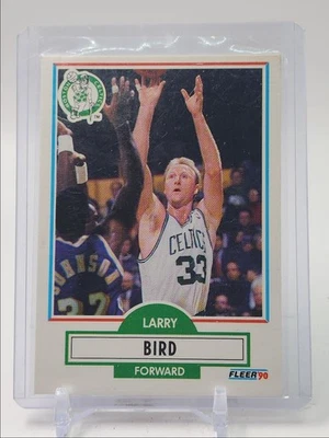 LARRY BIRD 1990-91 FLEER NBA BASKETBALL CELTICS #8 Q4488 - Image 1 of 2