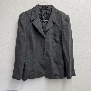 Laura Ashley Blazer Damen 14 grau Wollmischung gefüttert Anzugjacke Karriere " - Bild 1 von 13
