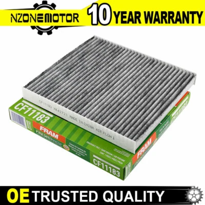 Filtro de aire de cabina FRAM Fresh Breeze para Jeep Grand Cherokee Durango 2011-2021 Foto 1 de 4