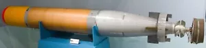 Mark 44 US Navy General elektrischer Torpedo Holz Modell Replik klein kostenloser Versand - Bild 1 von 1