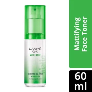 Lakme 9 To 5 Moist Matte Mattifying Face Toner 60ml with Green Tea Cleansing - Picture 1 of 4