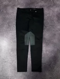 Gucci Black Leather Inserts Avant Garde Luxury Pants - Picture 1 of 17