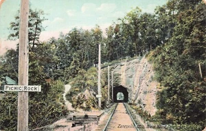 Black Hand Interurban Tunnel Zanesville Postkarte OH 3.17 - Bild 1 von 2