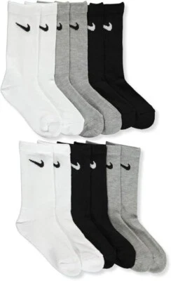 Nike Kids' Crew Socks Socks 5-7 (8773) A1(A152T) - Image 1 of 4