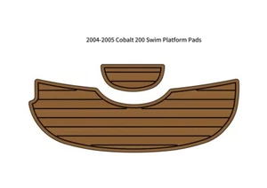 2004-2005 Cobalt 200 Swim Platform Step Pad Boat EVA Foam Teak Deck Floor Mat - Bild 1 von 15