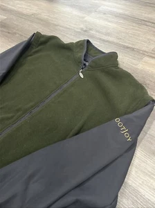 FootJoy Herren Full-Zip Jacke Größe L Golfjacke Grün und Schwarz Langarm - Bild 1 von 7