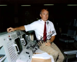 GERRY GRIFFIN SIGNIERT 8x10 FOTO APOLLO FLUGDIREKTOR NASA LEGENDE BECKETT BAS - Bild 1 von 2