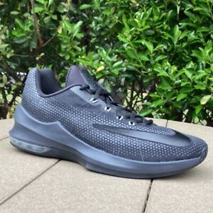 Nike Mens 10.5 Air Max Infuriate Low 852457-001 Black Basketball Shoes