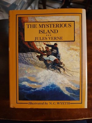 The Mysterious Island 1946 First Printing renewal, Excellent Cond. Color Photos - Image 1 of 4
