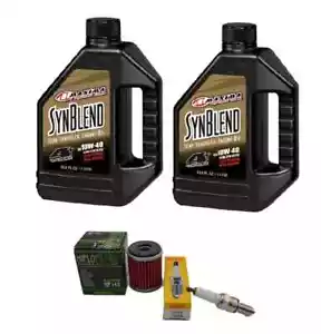 Yamaha YFZ450 Tune Up Kit SynBlend Maxima Oil Change NGK Spark Plug & Oil Filter - Picture 1 of 1