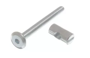 Paquet 5 (6MM X 60MM Meuble Boulons 5 De 20MM Longueur Baril Noix Lit de Bébé - Bild 1 von 1