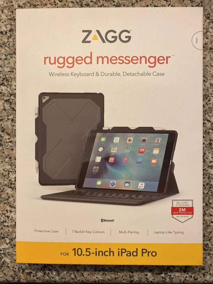 zagg rugged messenger for iPad Pro (protective case) Cover - Immagine 1 di 4